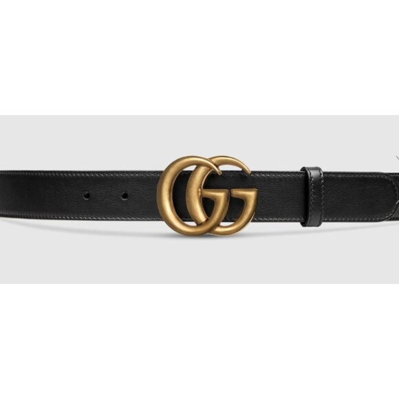 Gucci Accessories - Authentic GG Marmont Unisex thin belt Size 90 Style  ‎414516 AP00T NWOT